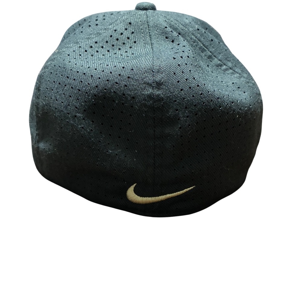 Nike True Indiana Bulls Baseball Fitted Hat Cap Camo Black White Mens S/M IB - Picture 5 of 10